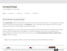 Tablet Screenshot of lernpsychologie.net